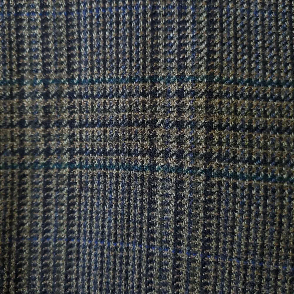 Brooks Brothers Prince of Wales Glen Plaid Wool Cashmere Blazer Sport Jacket 44R